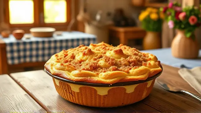 Apple Pan Dowdy (baked apple dessert with pastry crust)