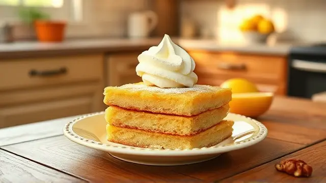 Judy's Lemon Stickers (lemon bar cookies)