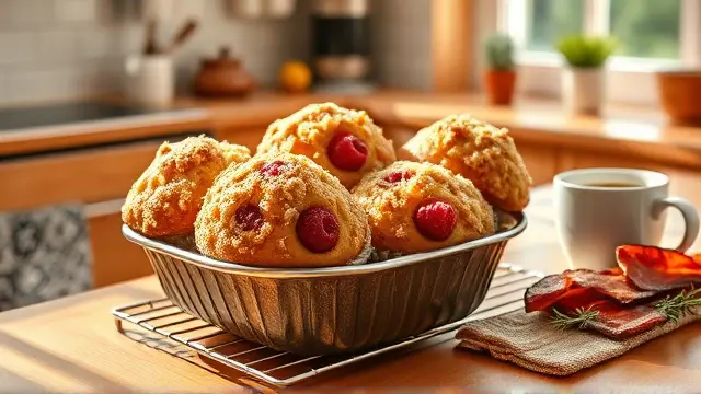 Raspberry Strussel Muffins