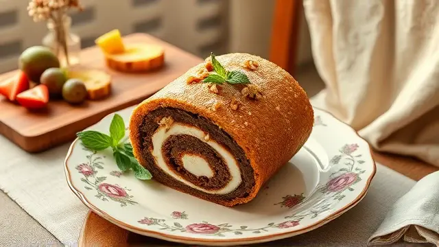 Date Roll (date-nut candy rolled in powdered sugar)