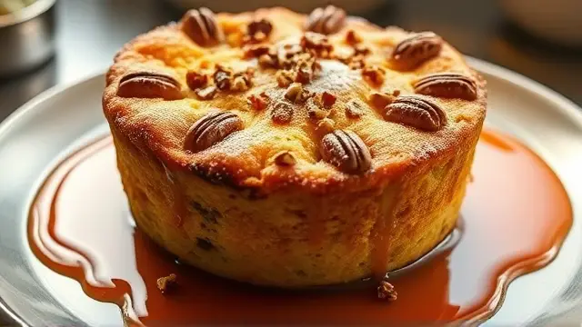New Orleans Bread Pudding and Whiskey Sauce