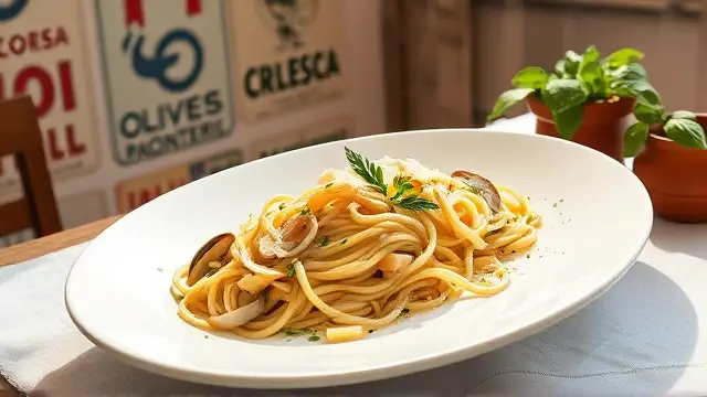 Judy's Spaghetti with White Clam Sauce