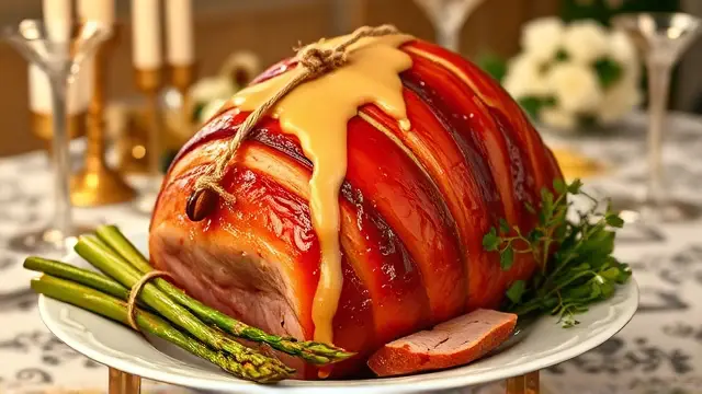 Barbara's Baked Ham with Horseradish Sauce