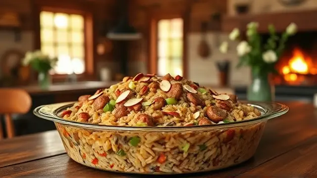 Lou's Sausage and Wild Rice