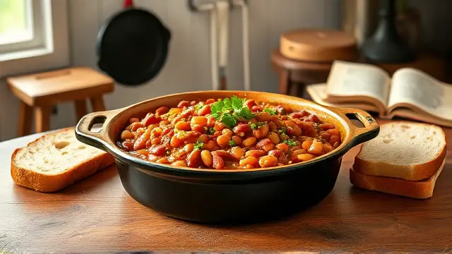 Judy's Calico Beans (mixed beans in sweet and savory sauce)