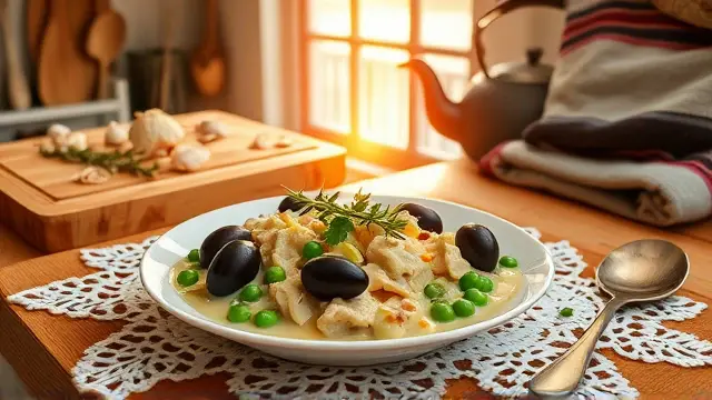 Kae's Creamed Tuna Fish and Peas