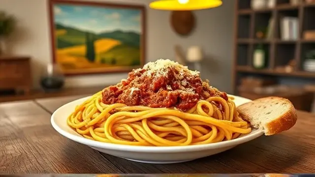 Barbara's Spaghetti with Meat Sauce