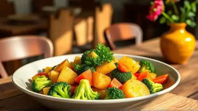 Judy's Steamed Vegetable Toss