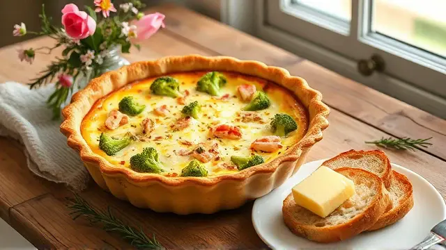 Judy's Crab Quiche
