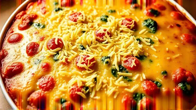 Beef Spinach Hot Dish