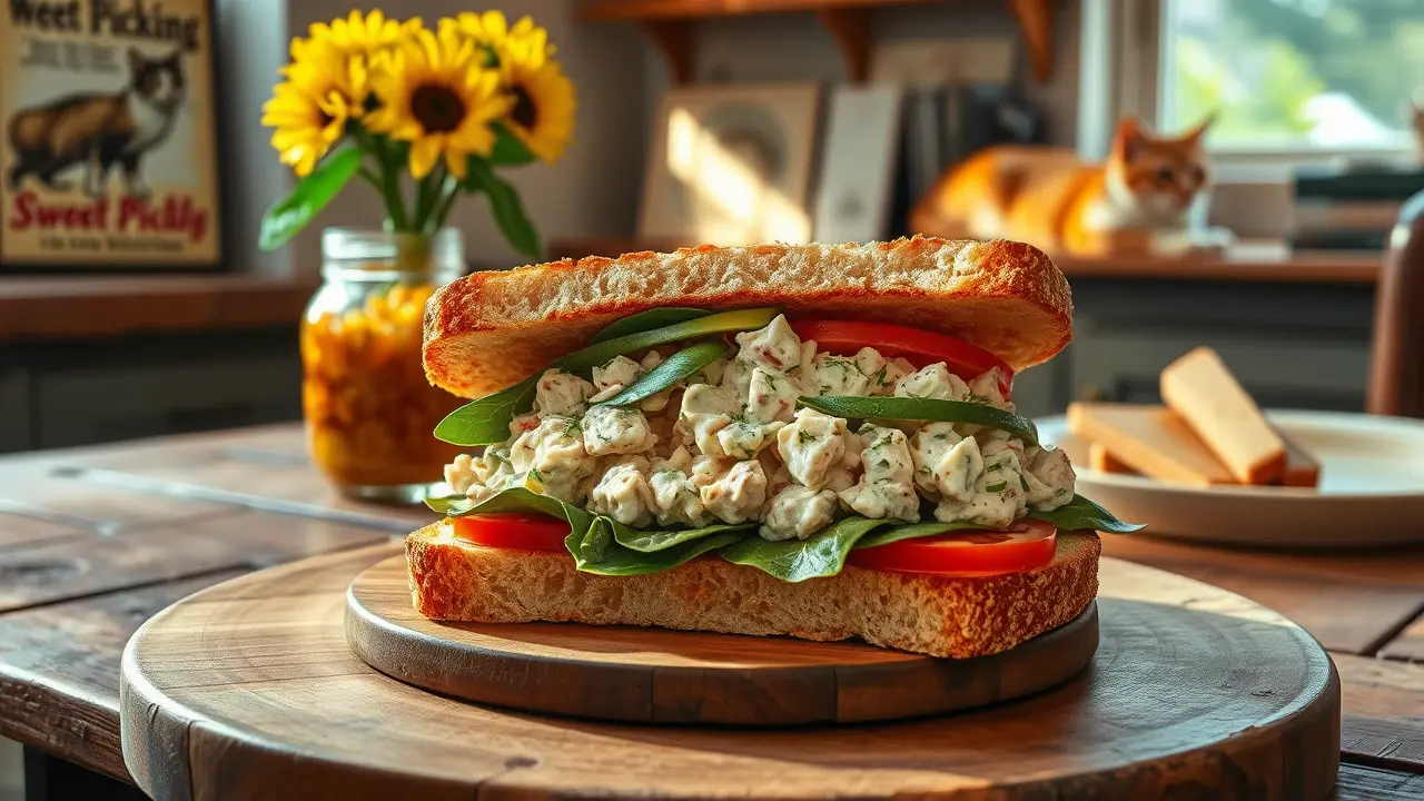 Classic Chicken Salad Sandwiches
