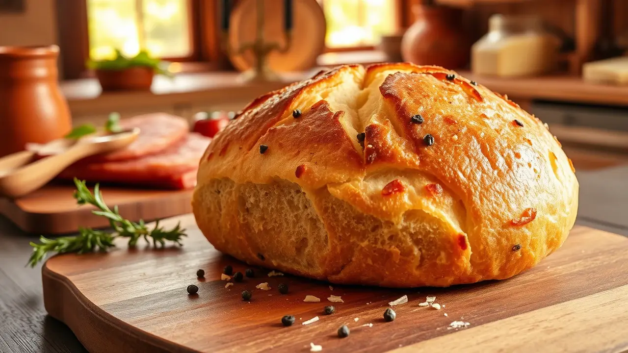 Parmesan Pepper Bread