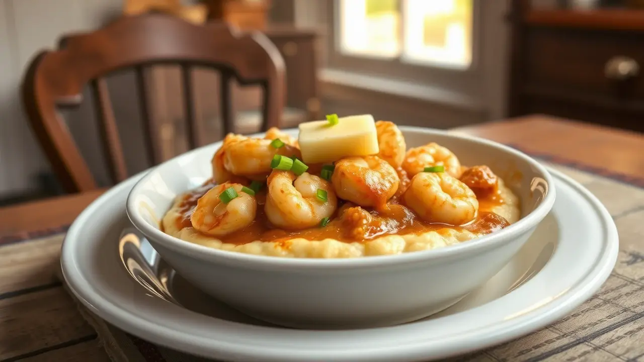 Southern Shrimp over Grits