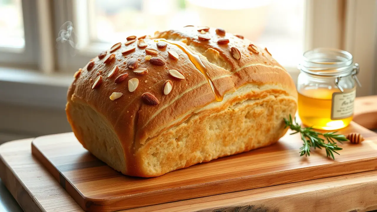 Crunchy Wheat and Honey Bread