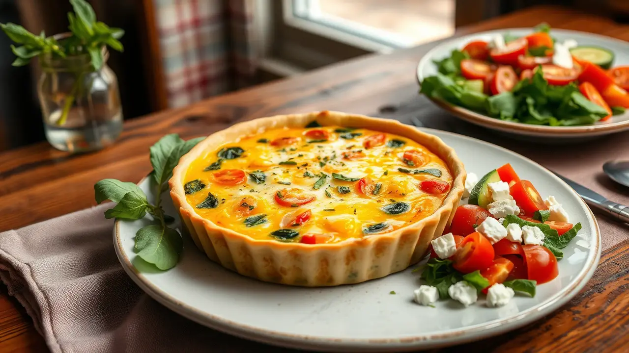 Slimming Crustless Quiche