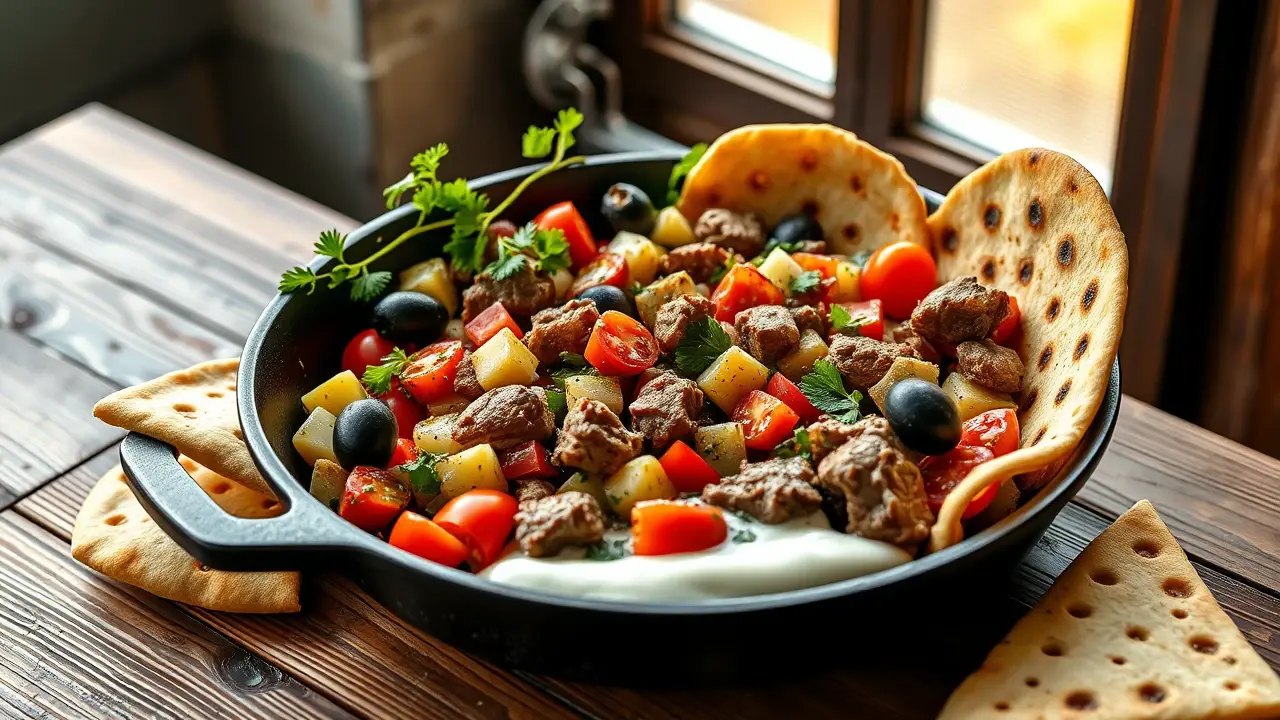 Greek Gyro Skillet