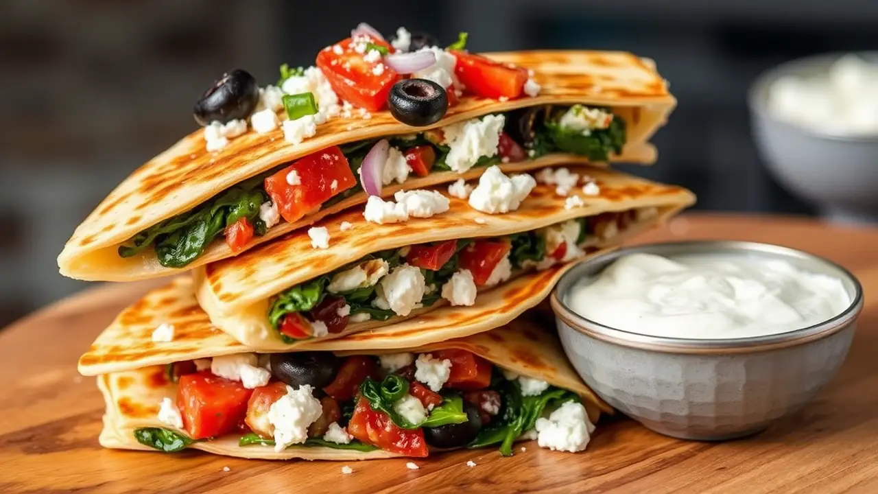 Greek Quesadillas