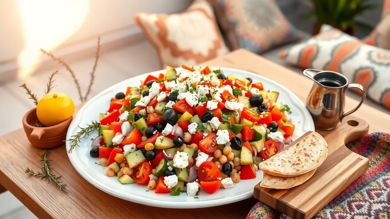 Greek Salad (with all the trimmings!)