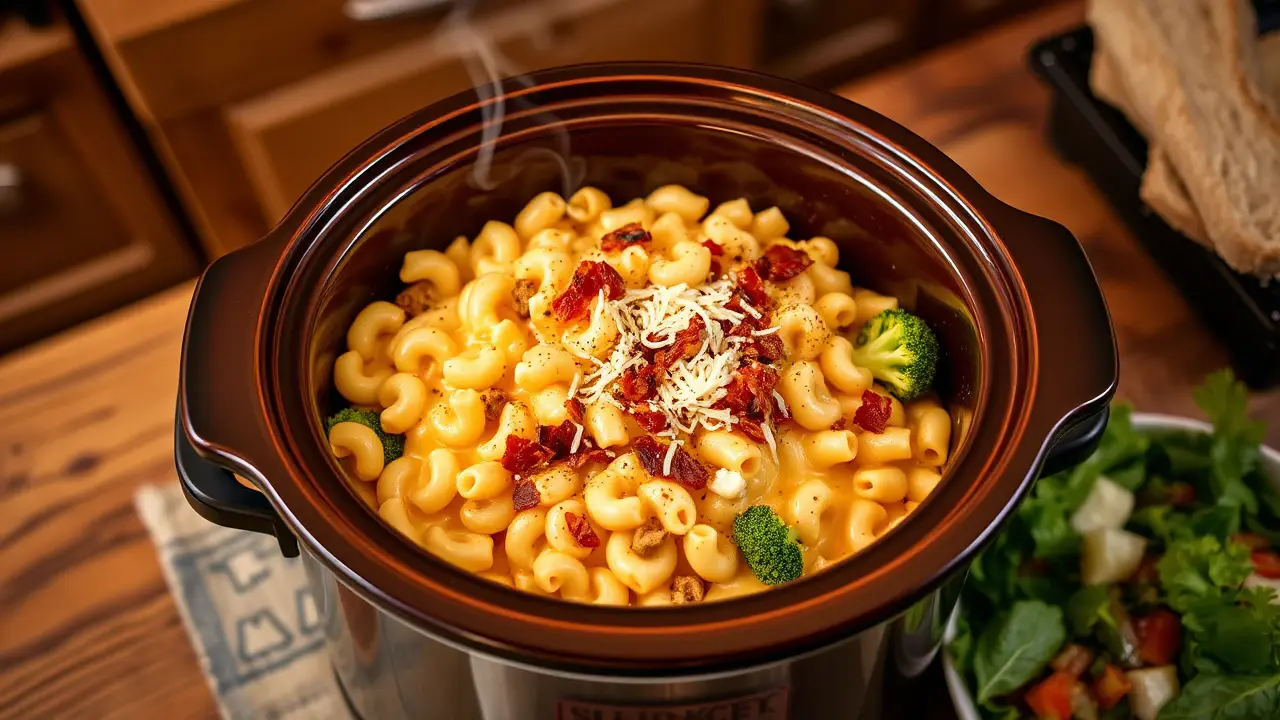 Creamy Slow CookerMacaroni and Cheese