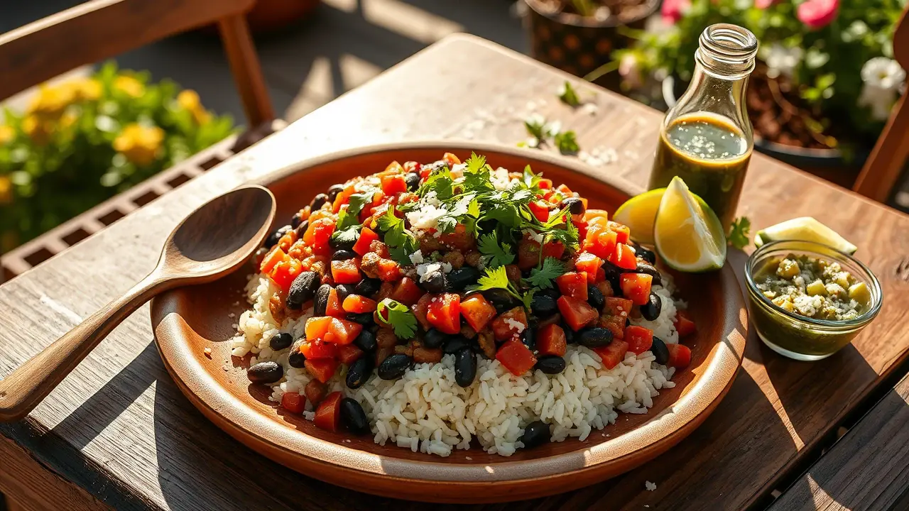 Mexican Tomato, Rice, and Beans