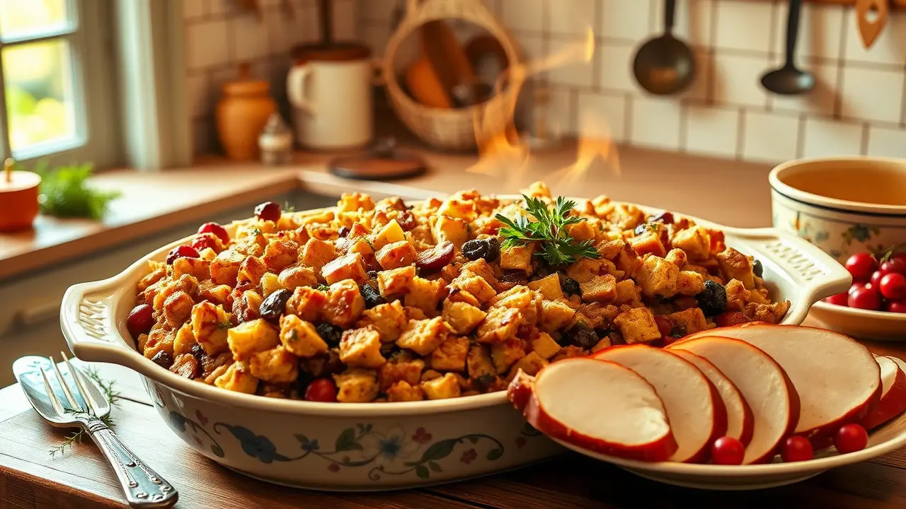 Sausage, Cranberry and Apple Stuffing: a New Twist on an Old Classic