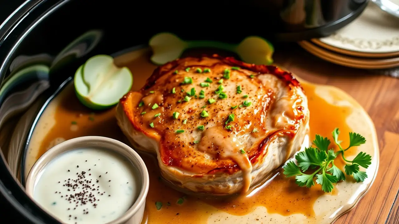 Slow Cooker Ranch Pork Chops