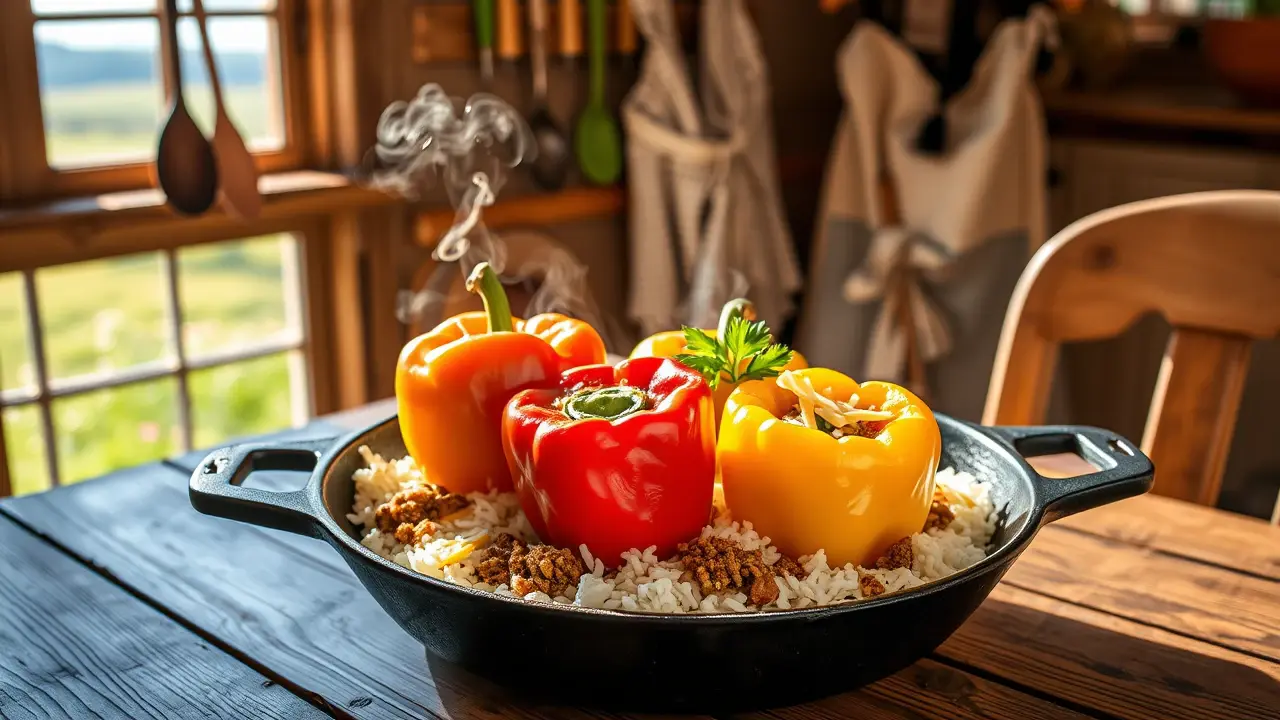 Easy Unstuffed Bell Pepper Skillet