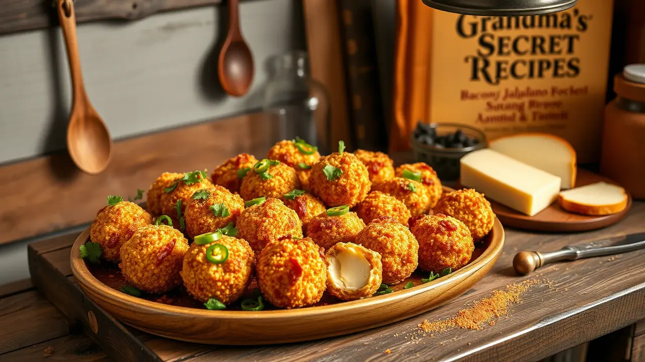 Bacon Jalapeno Popper Cheese Balls