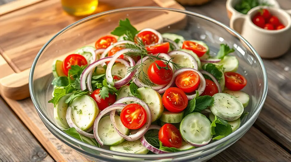 Creamy Cucumber Salad