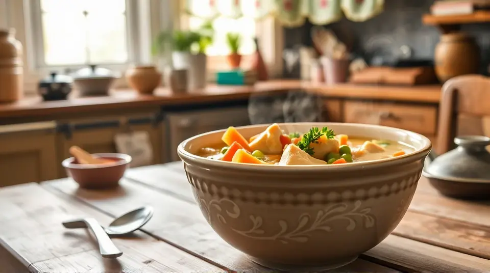 Chicken Pot Pie, in Soup Form