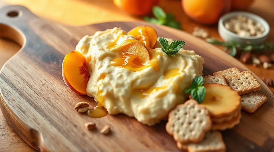 Sweet Peach Spread for Crackers