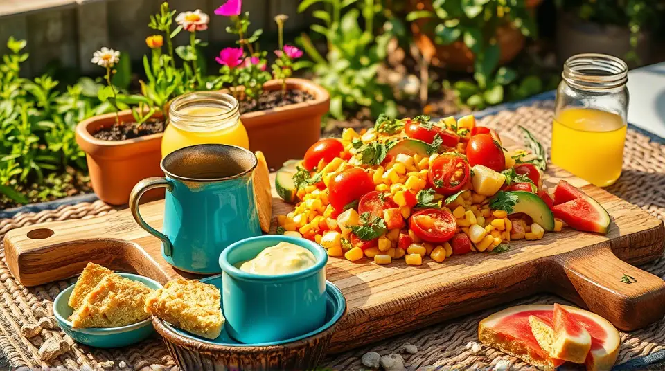 Showpeg Corn Salad (sweet white corn salad)
