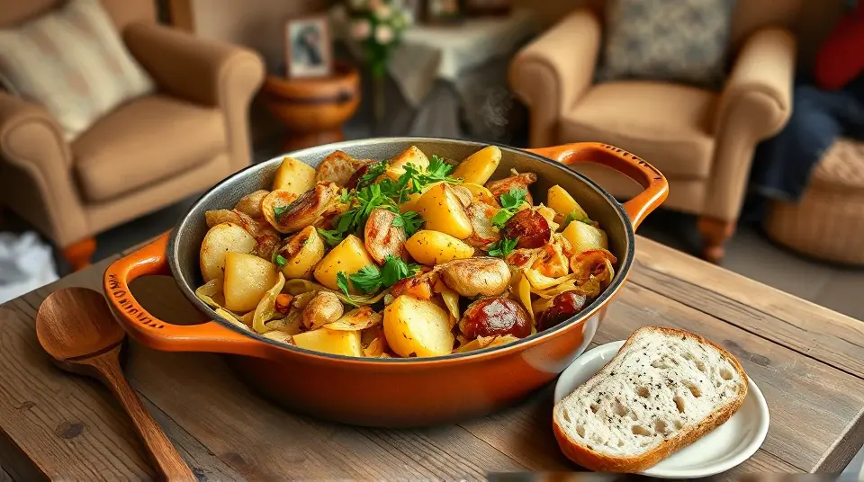 Fried Cabbage and Potato Skillet