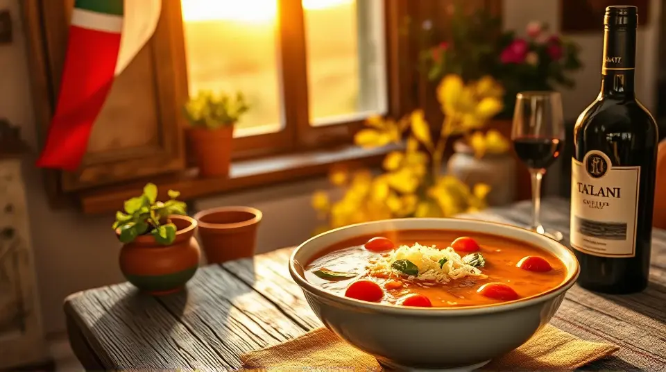 Italian Ground Turkey Soup