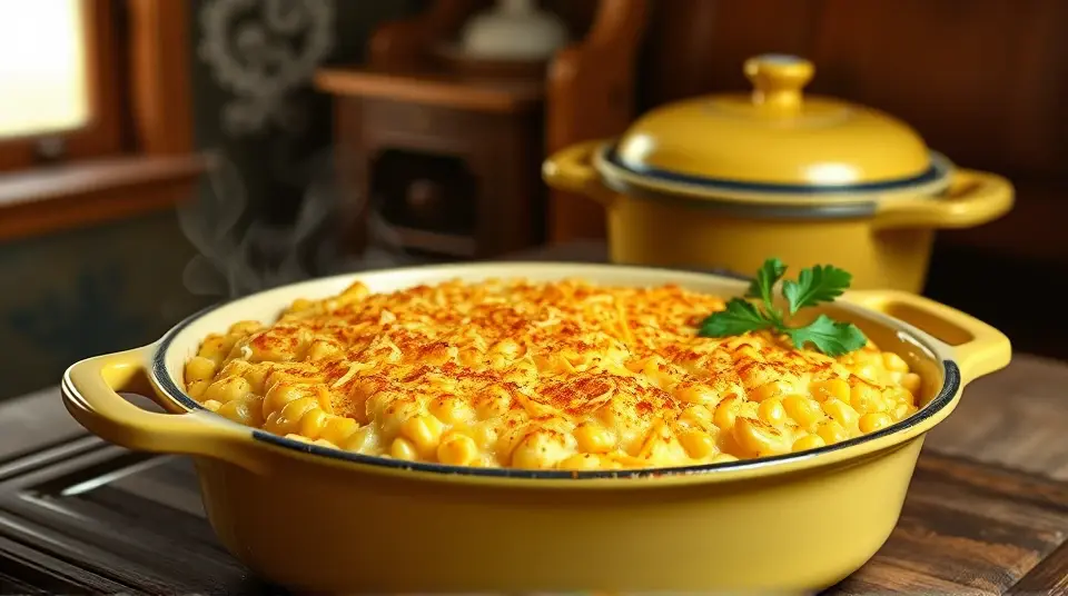 Famous Southern Chef's Indulgent and Buttery Corn Casserole