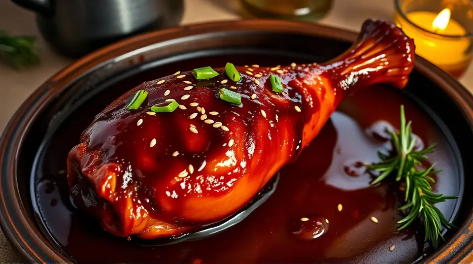 Three Ingredient Slow Cooker Drumsticks