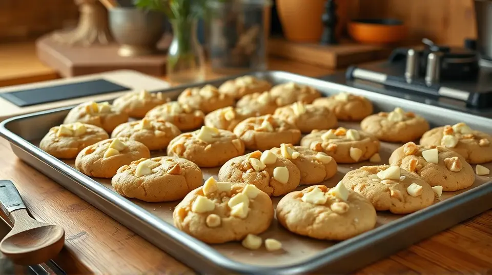 Heavenly White Chocolate Macadamia Nut Cookies 🍪✨