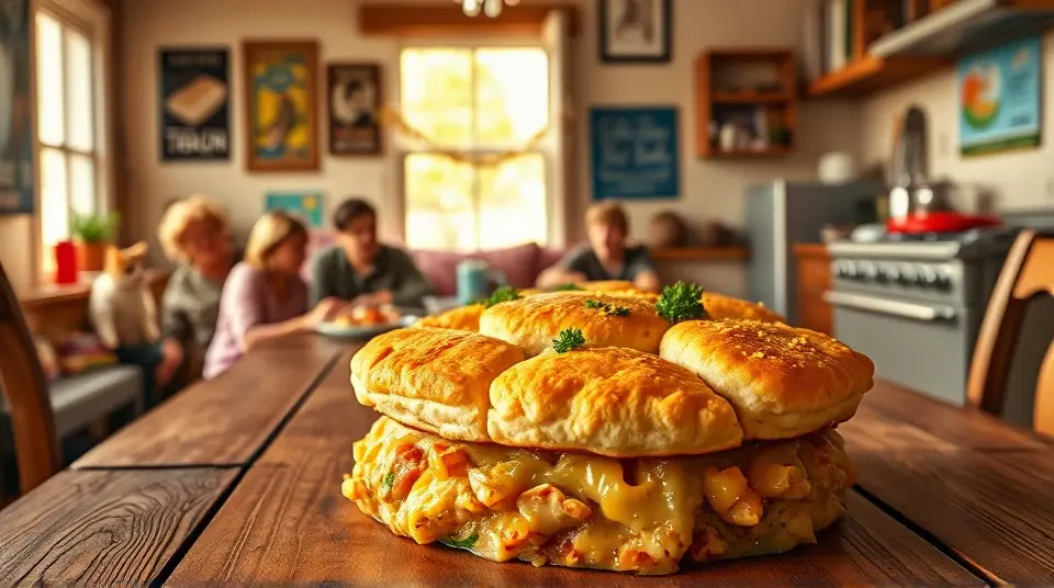 Cheddar Biscuit Mix Chicken Cobbler