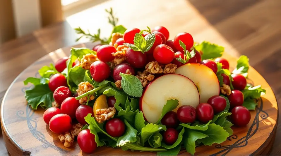Low-salt, Low-calorie Cranberry Salad