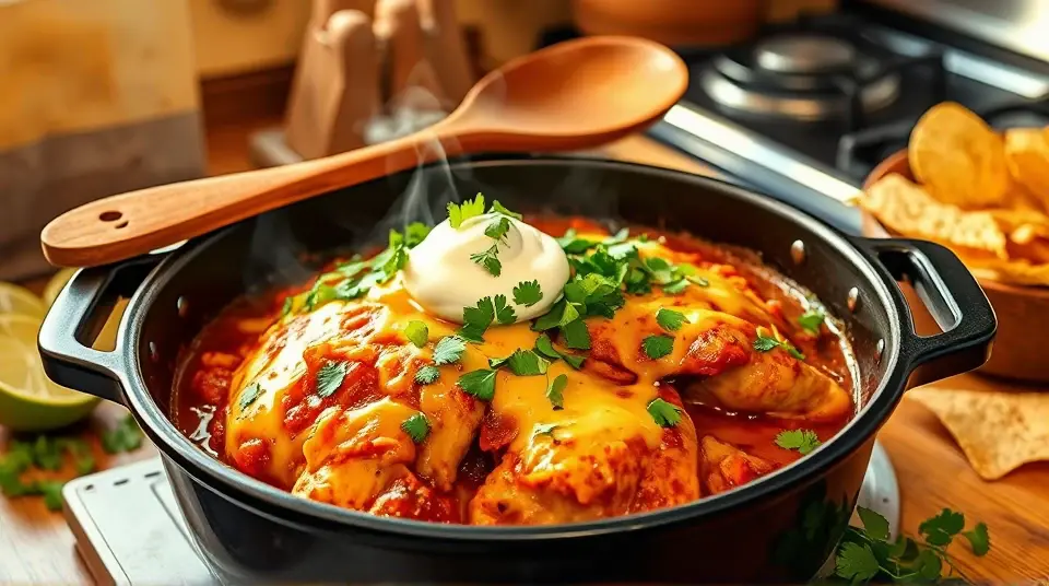 Pressure Cooker Pepper Jack Chicken