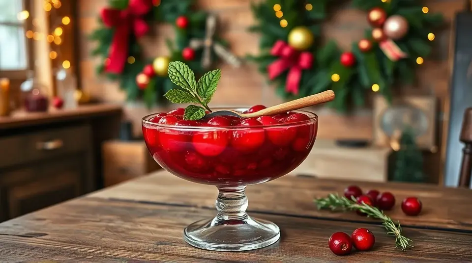 Festive Fresh Cranberry Sauce 🍂🍇