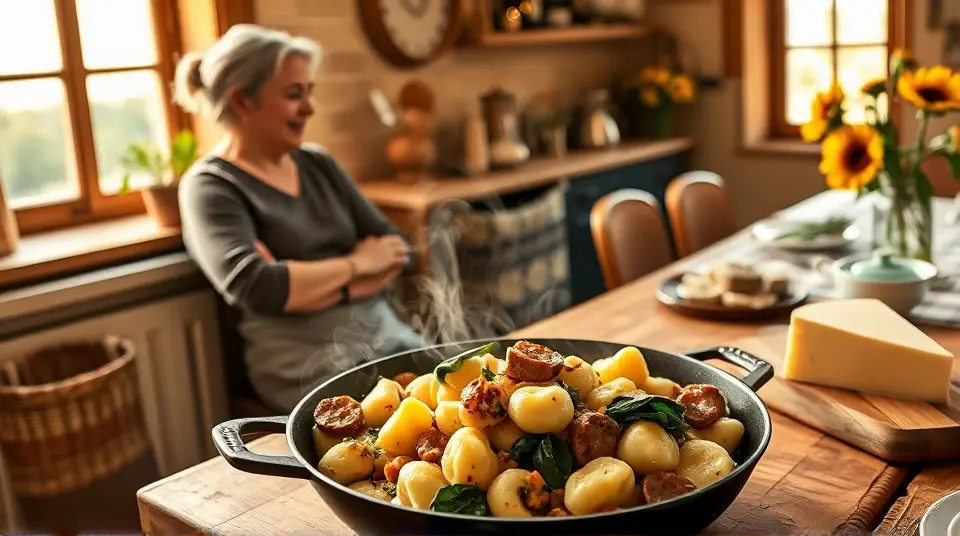 Smoky Gnocchi Delight with Spinach & Sun-Dried Tomatoes 🌿🍅