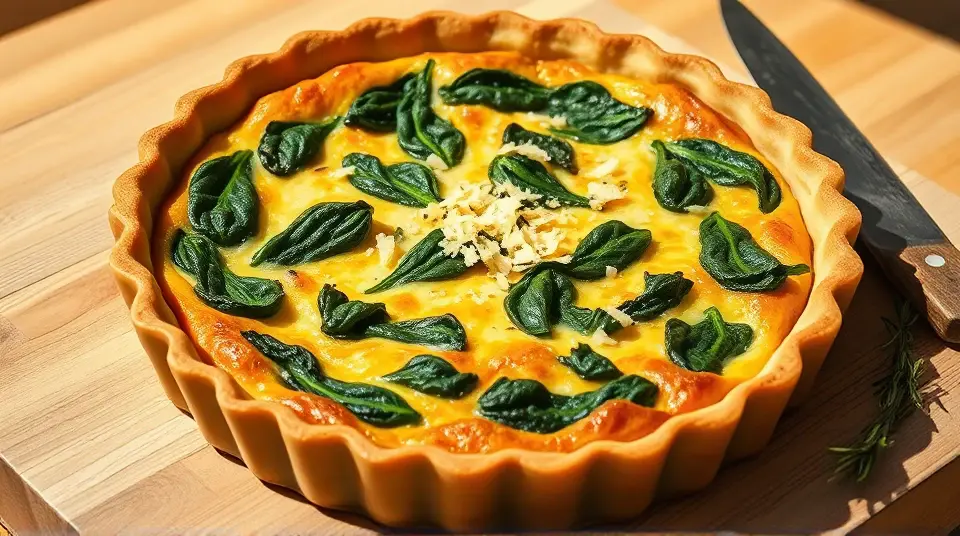 Sarah's Savory Spinach Quiche 🥧🌱