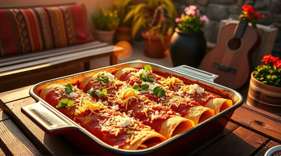 Homemade Chicken Enchiladas