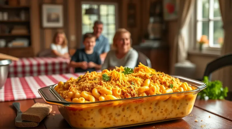 Macaroni Hamburger Casserole with Carrots
