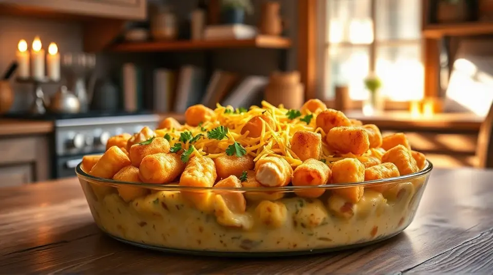 Chicken Tater Tot Casserole