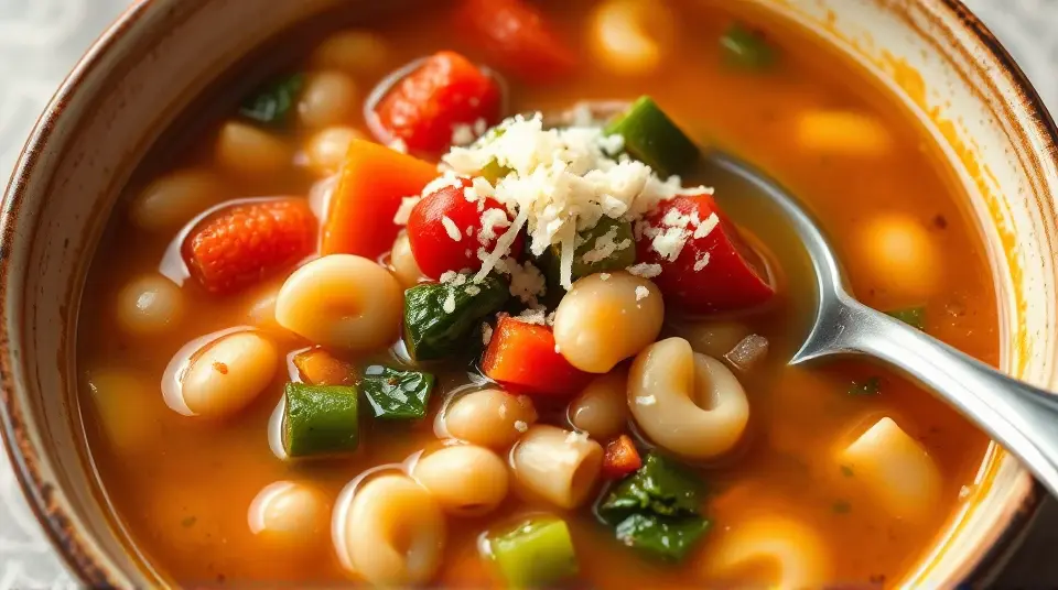 Hearty Minestrone Soup 🍲🥕