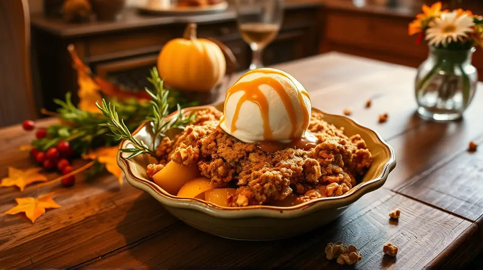 Old Fashioned Apple Crisp (for Thanksgiving)