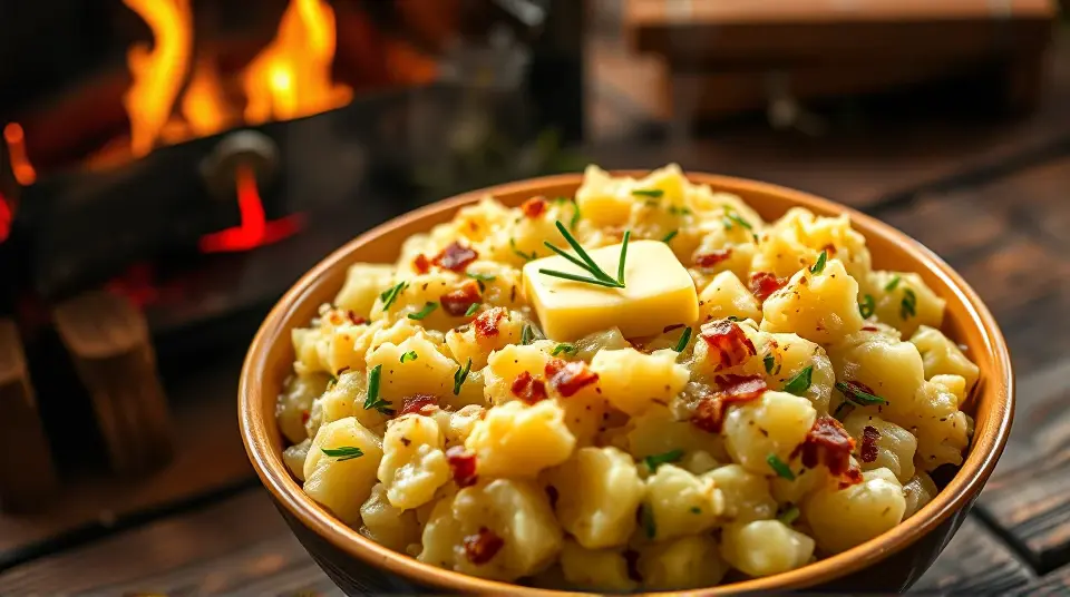 Basic and Down to Earth Colcannon (Irish mashed potatoes with cabbage)