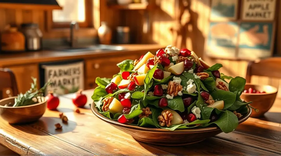 Apple Pomegranate Salad